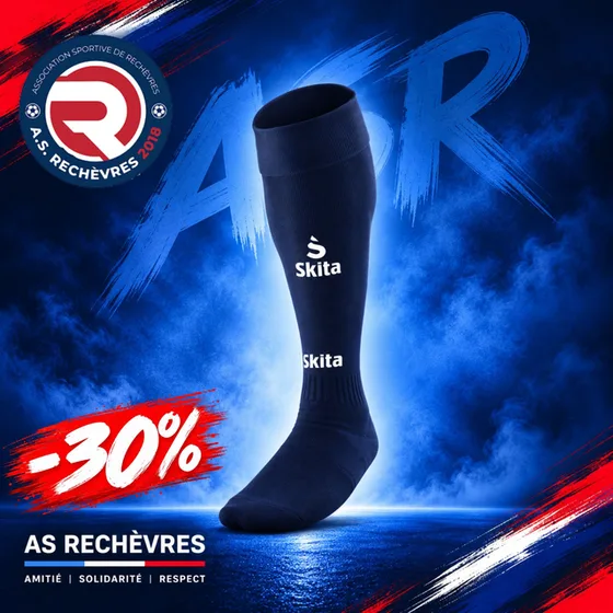 Chaussettes Skita Pro, boutique officielle de l'A.S. Rechèvres