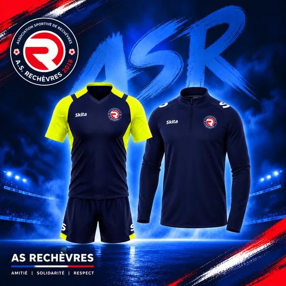 Pack training, boutique officielle de l'A.S. Rechèvres